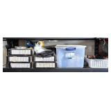 Contents of Garage Shelf - 12x24 Tile & Misc.