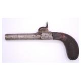 Brit Victorian Screw Barrel Percussion Boot Pistol