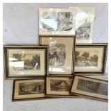 Vintage Lithograph Prints