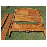 Antique Neoclassical Style Twin Bed