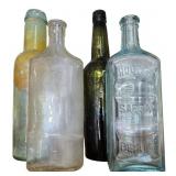 Antique Glass Apothecary Bottles