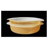 Pair of Fire King Casseroles