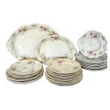 Antique Chester Potter Co. Dixie China 33 pcs