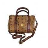 Vintage Leather MCM Boston Bag