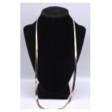 26.1g Sterling Silver Flat Chain Necklace - Long