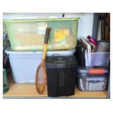 Misc. Books, Board Games, Shredder +