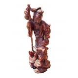 Chinese Rosewood Shoulao Figure Statue  **