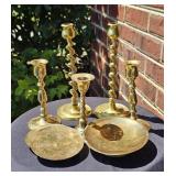 Brass Candlesticks (7)