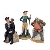 Royal Doulton Porcelain Figures (3)
