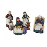 Royal Doulton Porcelain Figures (4)