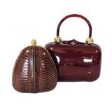 Pair of Vintage Hard Case Clutch Purses