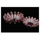 Purple Uranium Art Glass Bowls
