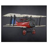 1975 Homco Cast Metal Airplane Plaque
