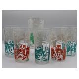 MCM Anchor Hocking Glass Tumblers (6)