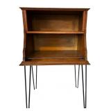Mid-Century Hard-Pin Leg Booksself Cabinet