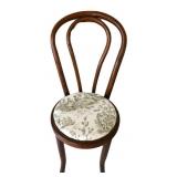 Antique Bentwood Chair w/ Toile Seat