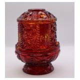 Indiana Glass Stars & Bars Fairy Lamp - Flakey