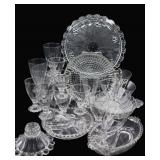 Group of Vintage Glass - Candlewick, Hobnail