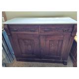 Antique Victorian Marble Top Dresser *