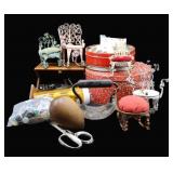 Antique Sewing Notions & Pin Cushions