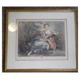Rococo Style Demarteau Sketch Print