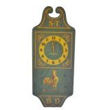 Seth Thomas Lady Seth Cornwall Rooster Wall Clock