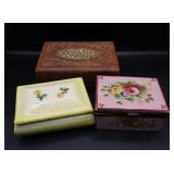 3 Trinket Boxes