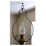 Metal Hanging Brass Oil Lamp