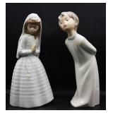 Lladro NAO Porcelain First Communion & One Kiss
