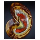 MCM USA Pottery Drip Glaze Ash Tray