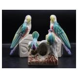 Vintage Bird Planters - Chipped