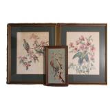 Chiniosserie Style Bird Prints & Cross Stitch