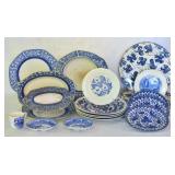 Antique & Vintage Blue & White Porcelain Tableware