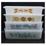 Fire King & Glasbake Casserole Baking Pans