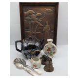 Asian Style Decor & Embossed Copper Art