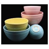 McCoy Pottery Nesting Mixing Bowls(5)
