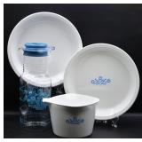 Corning Ware Measuring Bowl, Pie Plates & Carafe