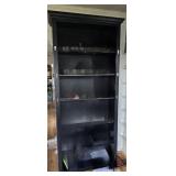Large Painted Wood Bookcase