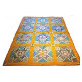 Antique Hand & Machine Sewn Quilt
