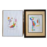 (2) StoryPeople artist Brian Andreas Art Prints