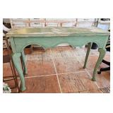 Rustic Style Painted Console Table
