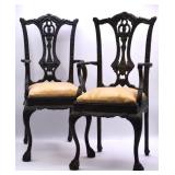Pair of Cast Iron Mini Chairs
