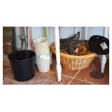 Garden Decor Baskets, Sign, Tea Light Stakes +