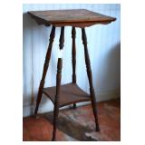 Antique 2-Tier Parlor Table Plant Stand