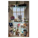 Contents of Glass Shelves