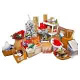 Large Group of Christmas Decor, Ornaments, Favors
