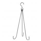 (4) Chandelier Wreath Hangers & Wreath
