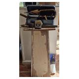 Rustic Wood Stand & Toolbox / Tools