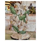 Antique Cast Iron Lily Door Stop