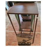 Metal Plant Stands & Wall Scroll Hooks